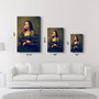 Wallity CAM-1089 Pintura Decorativa Vidrio Templado 46 x 72 cm, Arte de Pared Impresión UV para Hogar, Oficina, Material Vidrio Templado 4mm